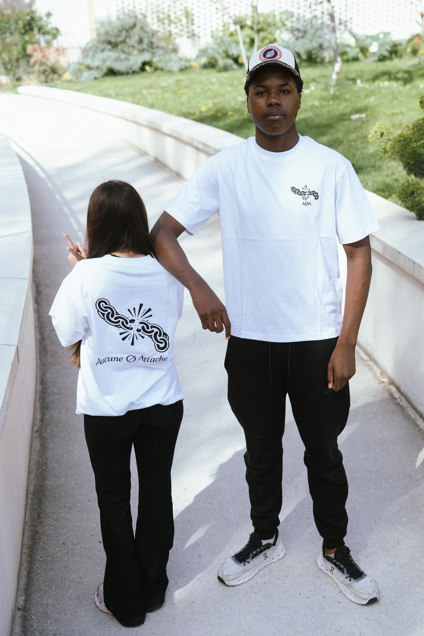 T-shirt Blanc Oversize AØA