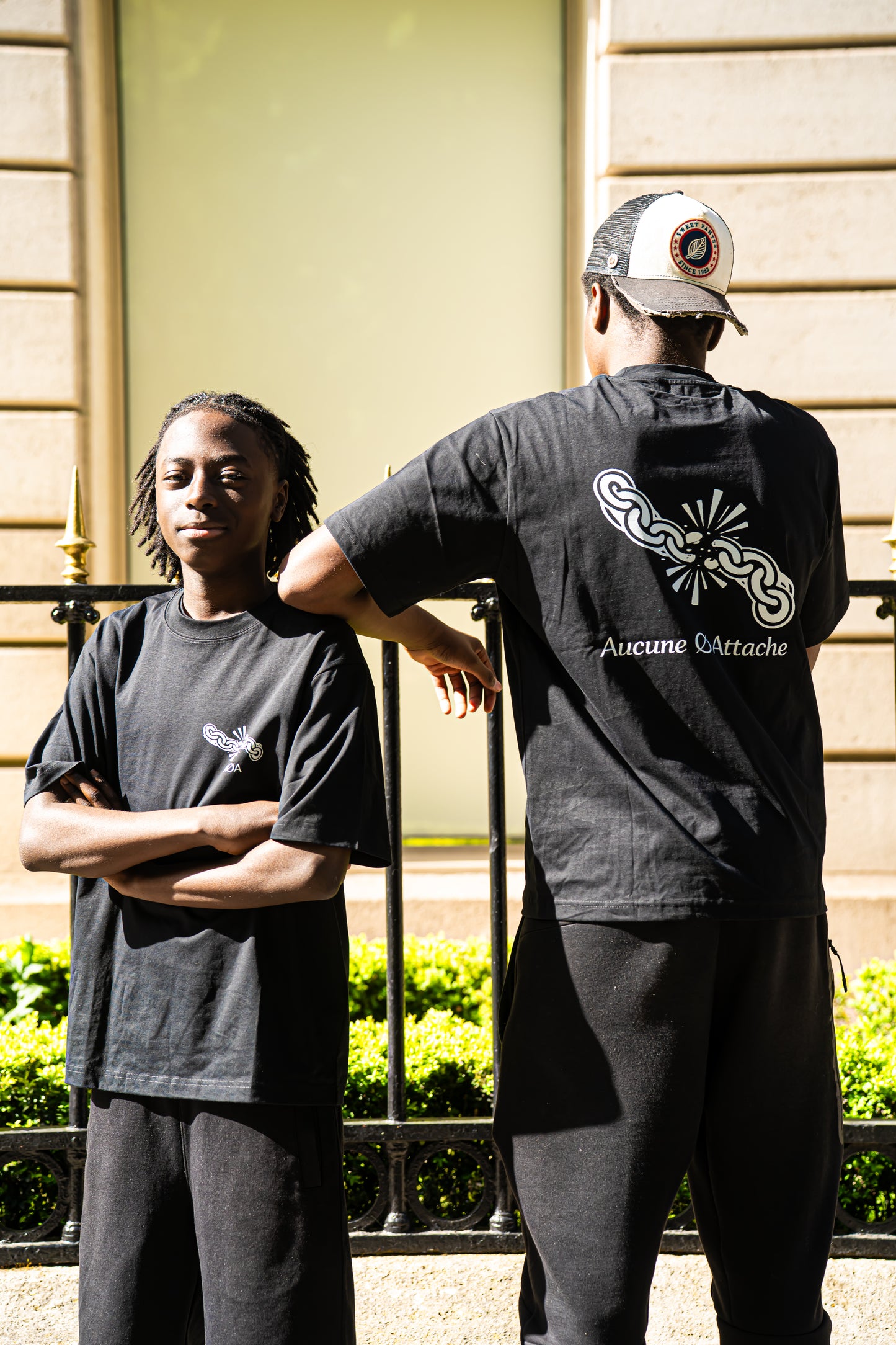 T-shirt Noir Oversize AØA