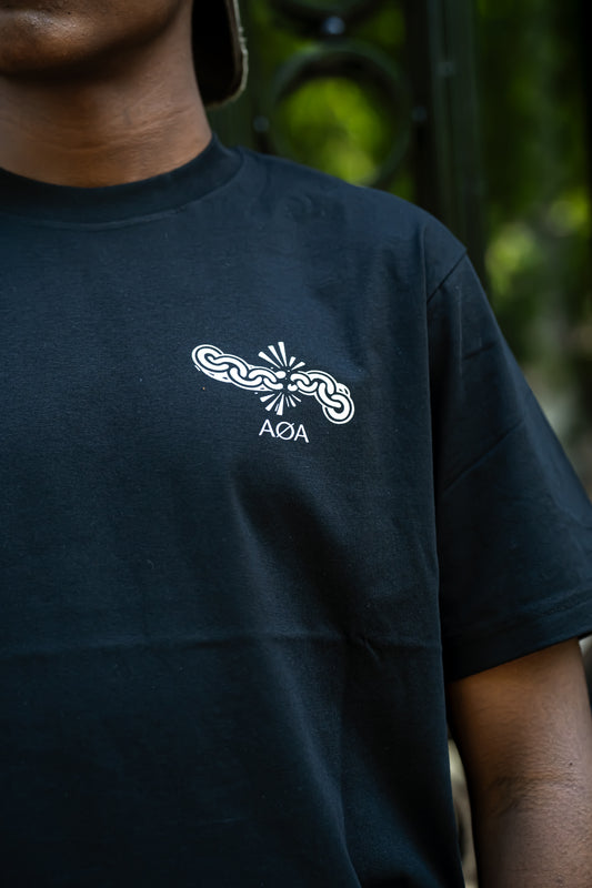 T-shirt Noir Oversize AØA